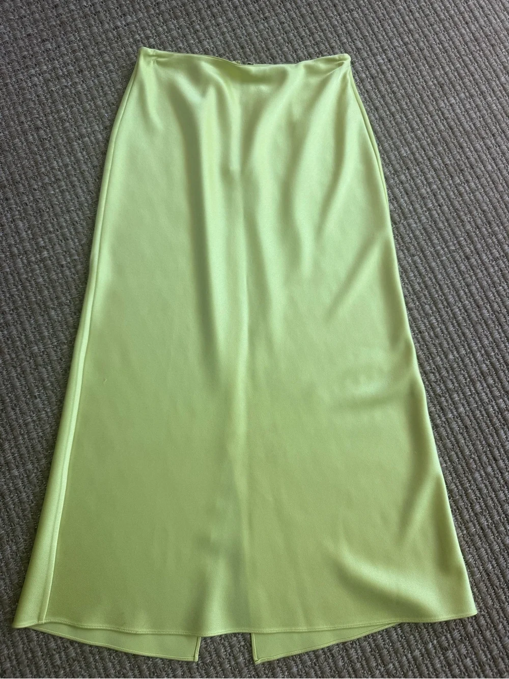 Alice and Olivia Light Green Women's Slip Skirt